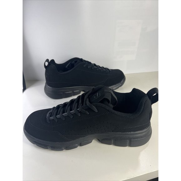 FILA DISRUPTOR SE 1SX60023-001 TRIPLE BLACK ATHLETIC MEN SHOES SNEAKER - Picture 5 of 9